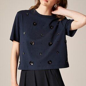 J Crew Embellished T Shirt